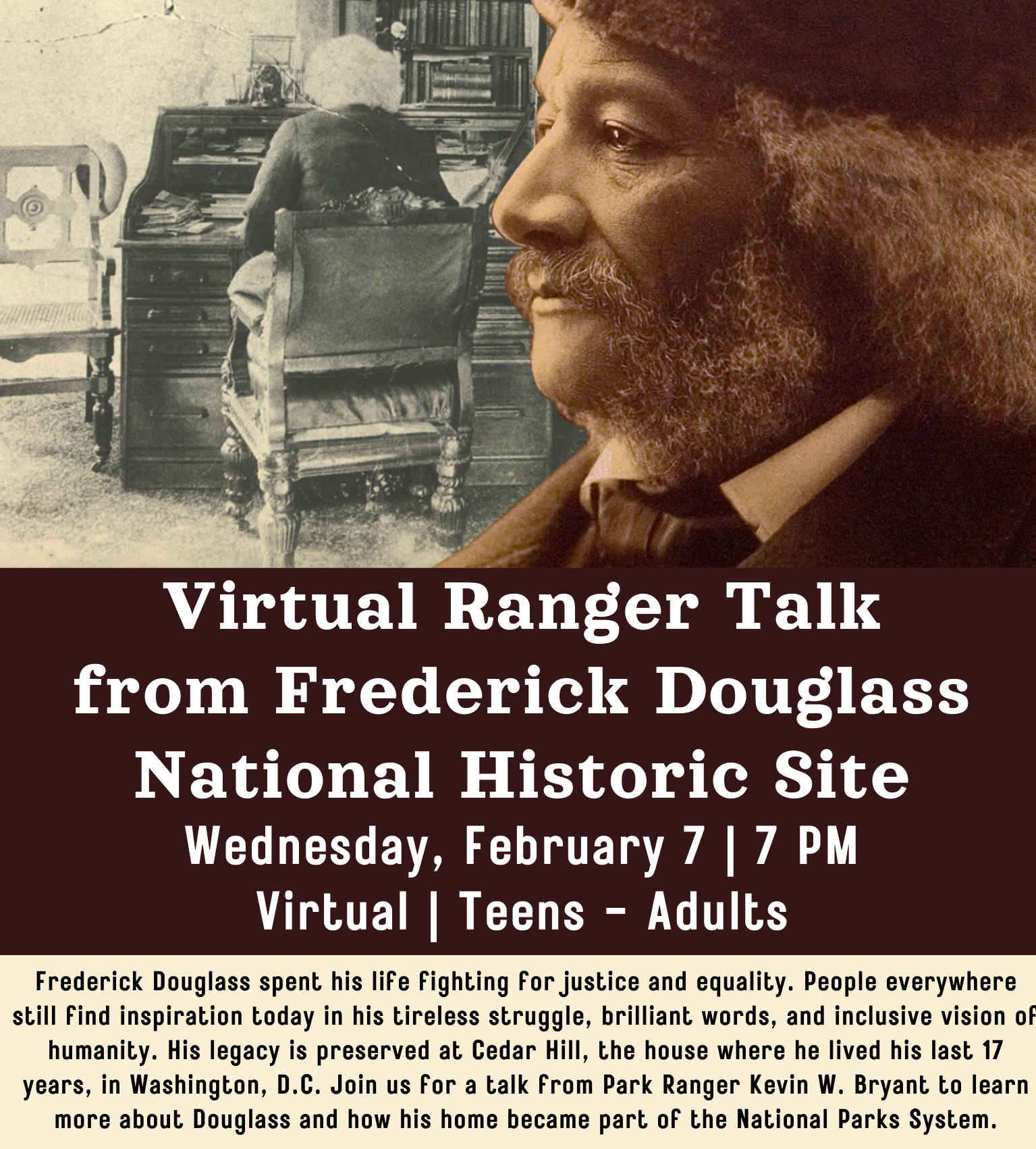 Virtual Ranger Talk from Frederick Douglass National Historic Site