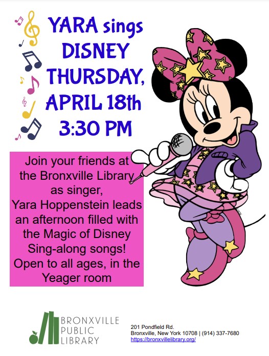 ALL AGES: Disney Sing Along with YARA