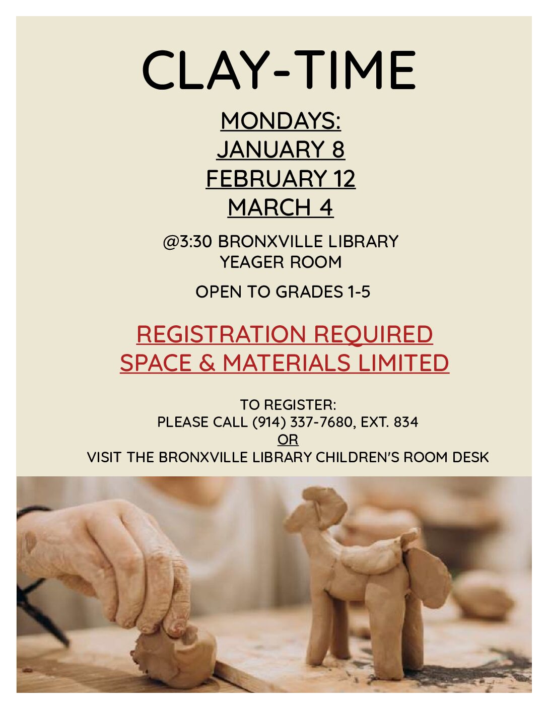 CLAY TIME (GRADES 1-5)