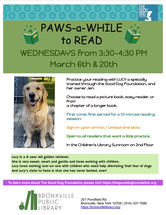 Paws to Read with Lucy